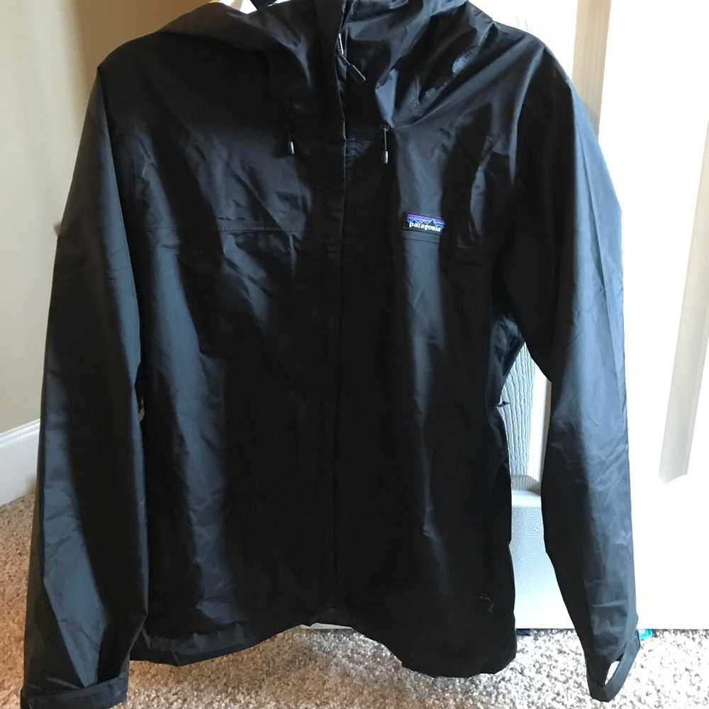 Black Patagonia Rain Jacket